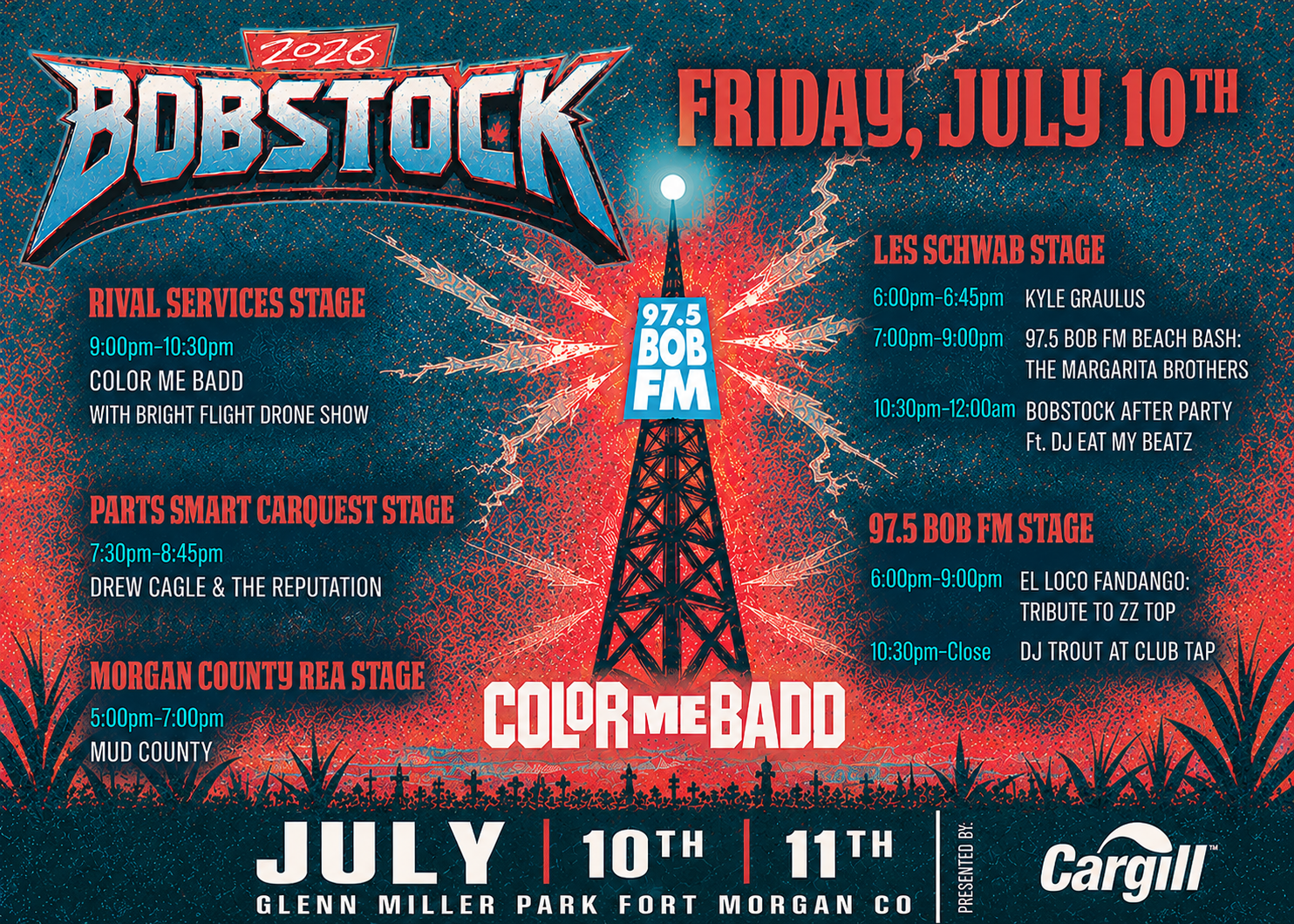 2023 Bobstock Music Festival Map
